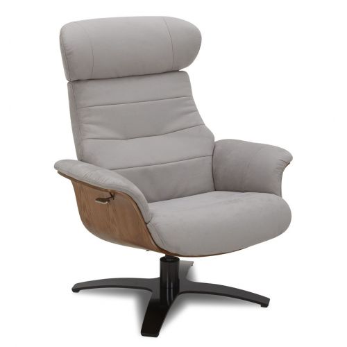 Sillón de Microfibra y roble natural - Vega