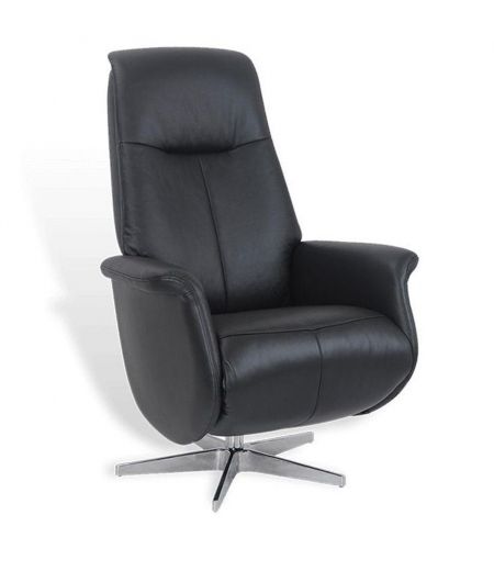 fauteuil -relaxation-cuir-noir-design-pivotant-grapheus