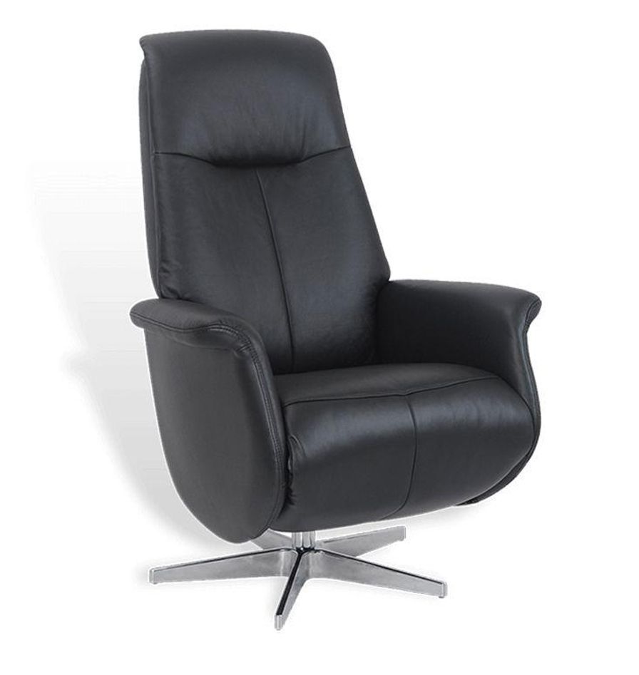 Manual Relaxation Armchair - Leather and Microstar - GRAPHEUS
