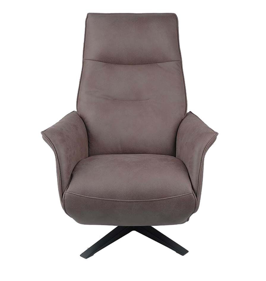 SATURNE - Sillón de relajación de diseño eléctrico con dos motores de microfibra