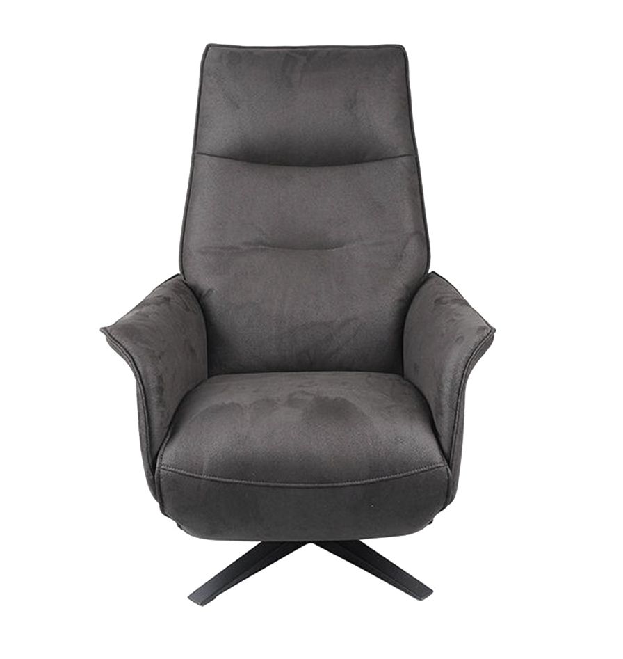 SATURNE - Sillón de relajación de diseño eléctrico con dos motores de microfibra