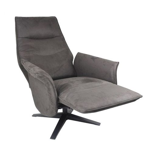 Fauteuil de Relaxation Design Electrique 2 Moteurs Microfibre - SATURNE