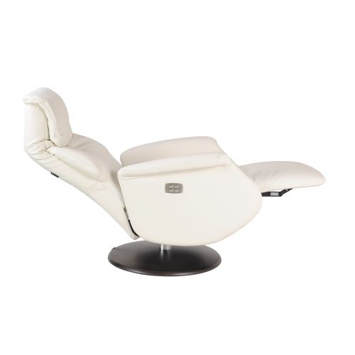 fauteuil -relaxant- electrique-blanc-cuir - deuxmoteurs-aetos