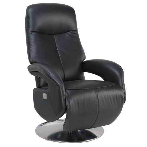 fauteuil -relaxation -electrique -2moteurs- design-cuir- noir-tolma