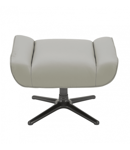 Repose pied Design - Cuir ou Tissu - CASSIOPEE - Gris